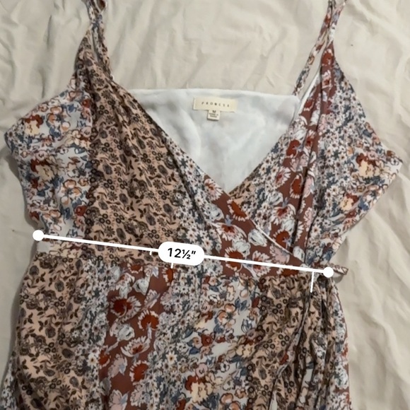 Promesa Wrap Floral Mini Dress Size M - Picture 12 of 12